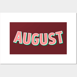 august, august name, august birthday, folklore, august baby, Posters and Art